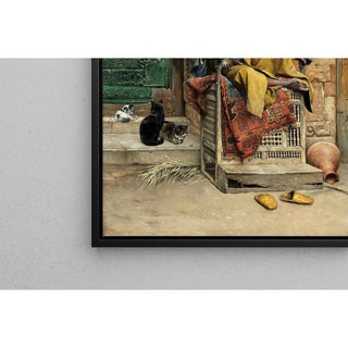 Le fumoir Goza - Ludwig Deutsch | Reproduction Tableau Décoration murale affiche copie