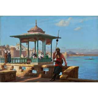 Le harem dans le kiosque - Jean-Léon Gérôme | Reproduction Tableau Décoration murale affiche copie