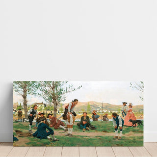 Le jeu du saute-mouton - Raffaello Sorbi | Reproduction Tableau Décoration murale affiche copie