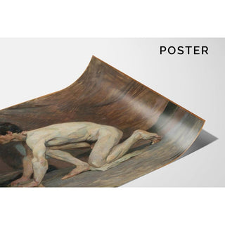 Le polisseur de marbre - Henri de Toulouse-Lautrec | Reproduction Tableau Décoration murale affiche copie