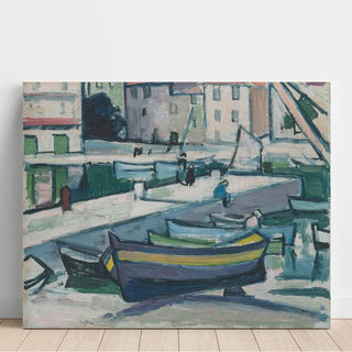 Le port, Cassis - Samuel John Peploe | Reproduction Tableau Décoration murale affiche copie