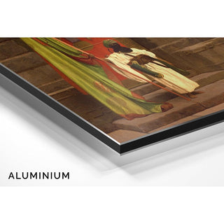 Le porteur debout, déployant le drapeau sacré - Jean-Léon Gérôme | Reproduction Tableau Décoration murale affiche copie