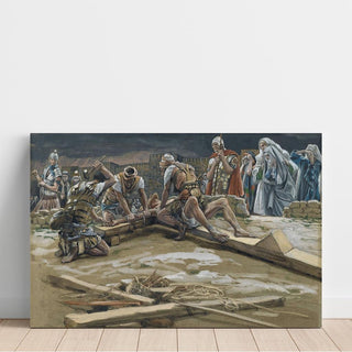 Le premier clou - James Tissot | Reproduction Tableau Décoration murale affiche copie