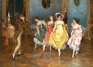 Leopold Schmutzler - A Dance Rehearsal.webp