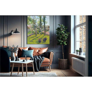 Les Dindons, Pont-Aven de Paul Gauguin | Reproduction Tableau Décoration murale affiche copie