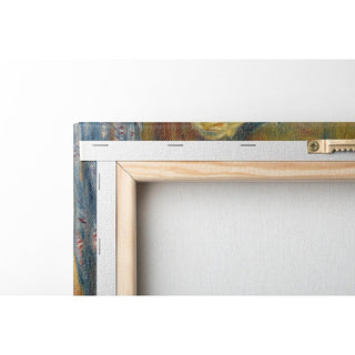 Les Roses au Rideau Bleu - Pierre-Auguste Renoir | Reproduction Tableau Décoration murale affiche copie