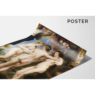 Les Trois Grâces - Peter Paul Rubens | Reproduction Tableau Décoration murale affiche copie