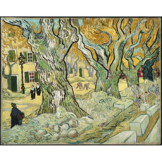 Les cantonniers - Vincent van Gogh | Reproduction Tableau Décoration murale affiche copie