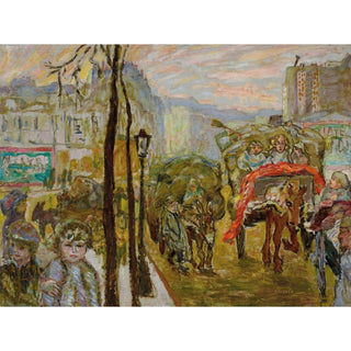 Les chiffonniers ou Le retour des halles - Pierre Bonnard | Reproduction Tableau Décoration murale affiche copie