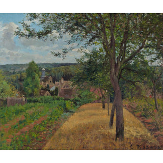 Les vergers de Louveciennes - Camille Pissarro | Reproduction Tableau Décoration murale affiche copie