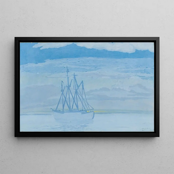 Léon Spilliaert — kehystetty taideteos seinällä