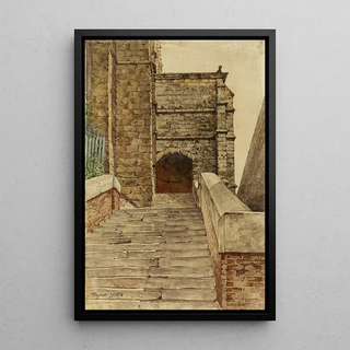 Louis Bonnier - Etude descalier au Trport.webp