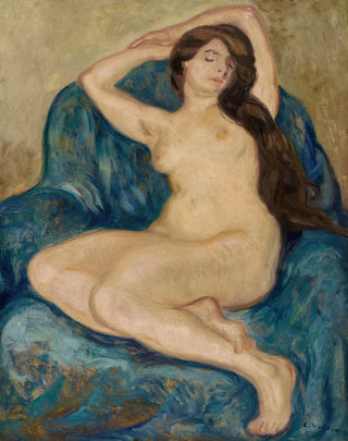 Louis Valtat - Femme nue au fauteuil bleu.webp
