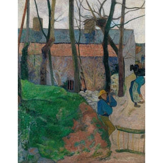 Maisons à Le Pouldu - Paul Gauguin | Reproduction Tableau Décoration murale affiche copie