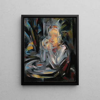 Mara Blanchard - Jeune Assis Table Face Une Tasse.webp