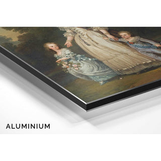 Marie Antoinette et ses enfants au Trianon d'Adolf Ulrik Wertmüller | Reproduction Tableau Décoration murale affiche copie