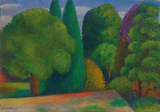 Mark Gertler - Landscape Row of Trees.webp