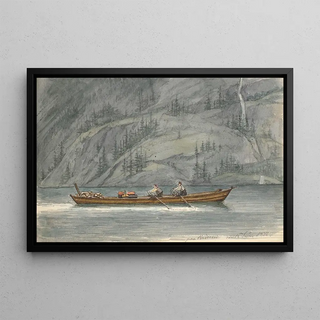 Martinus Rrbye - Fjordlandskab med robd Krderen Norge.webp