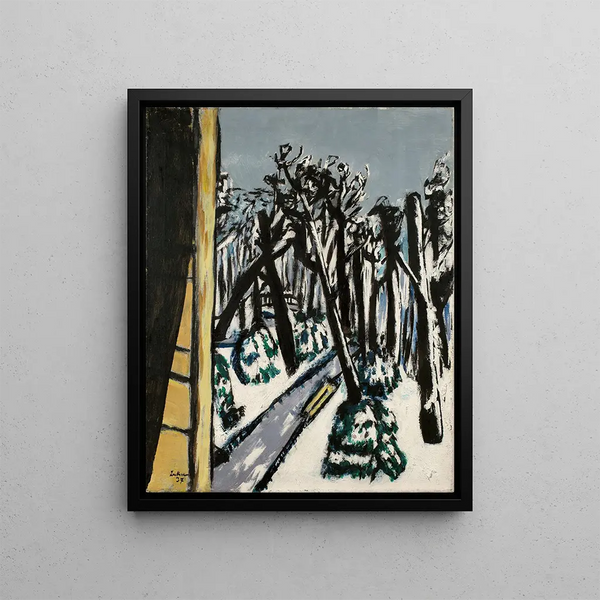 Zoo en hiver - Max Beckmann — kehystetty taideteos seinällä