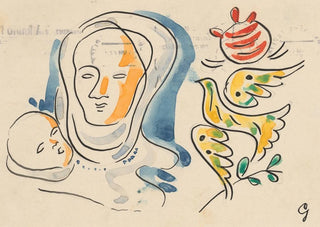 Mikul Galanda - Mother with baby and dove.webp