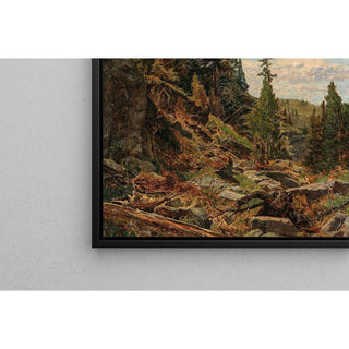 Motif de l'Alpe de Turrach - Alfred Zoff | Reproduction Tableau Décoration murale affiche copie