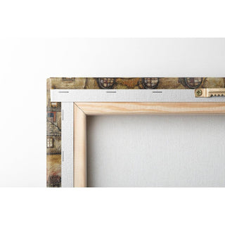 Mur d'enceinte sur la rivière - Egon Schiele | Reproduction Tableau Décoration murale affiche copie