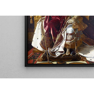 Napoléon Ier sur le trône impérial par Jean Auguste Dominique Ingres | Reproduction Tableau Décoration murale affiche copie