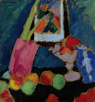 Nature morte avec un bol violet - Alexej von Jawlensky