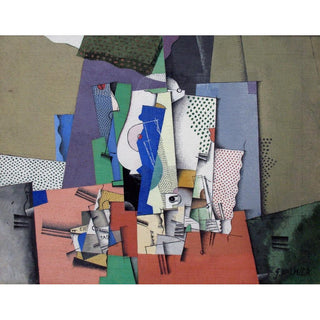 Nature morte géométrique II - Georges Valmier | Reproduction Tableau Décoration murale affiche copie