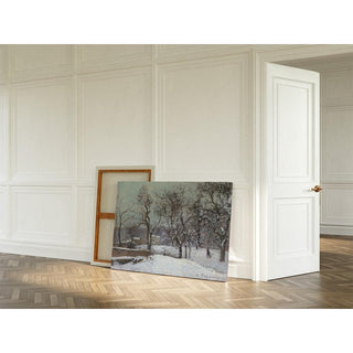 Neige à Louveciennes - Camille Pissarro | Reproduction Tableau Décoration murale affiche copie