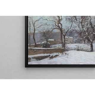 Neige à Louveciennes - Camille Pissarro | Reproduction Tableau Décoration murale affiche copie