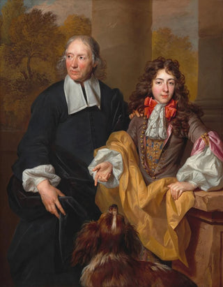 Nicolas de Largillire - Portrait of a Young Man and His Tutor.webp