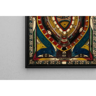 Noga-Ei ; C'est le plus grand village du monde ; Villerville - Adolf Wölfli | Reproduction Tableau Décoration murale affiche copie