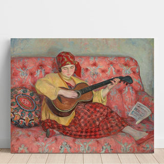 Nono à la Guitare - Henri Lebasque | Reproduction Tableau Décoration murale affiche copie