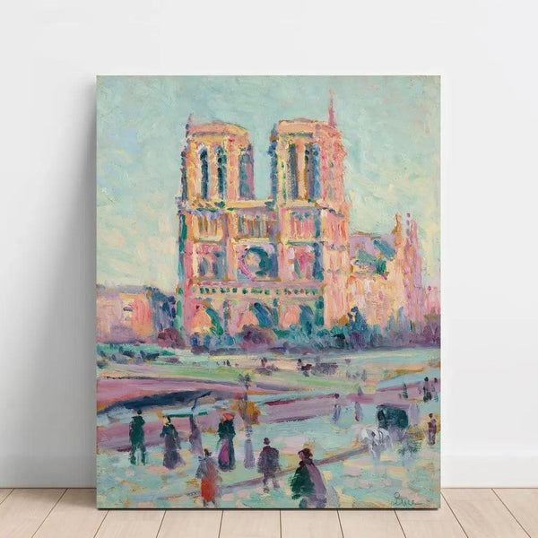 Maalauksen jäljennös Notre-Dame de Paris - Maximilien Luce