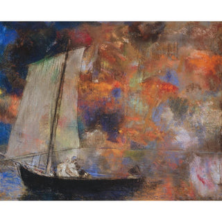 Nuages de fleurs - Odilon Redon | Reproduction Tableau Décoration murale affiche copie