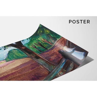 Nuit d'été - Edvard Munch | Reproduction Tableau Décoration murale affiche copie