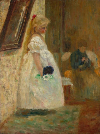 Olga Boznanska - Grannys name day.webp