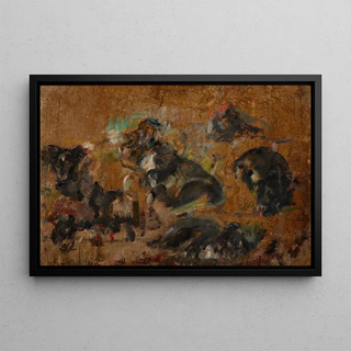 Olga Boznanska - Sketches of Dogs.webp