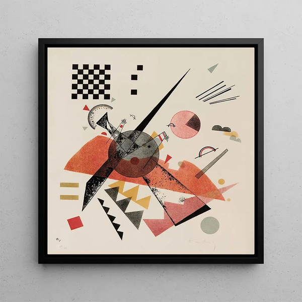 Orange - Wassily Kandinsky — kehystetty taideteos seinällä