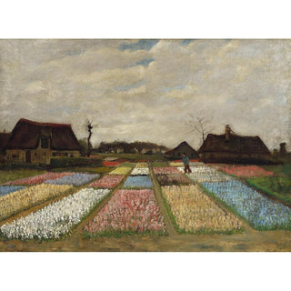 Parterres de fleurs en Hollande - Vincent van Gogh | Reproduction Tableau Décoration murale affiche copie