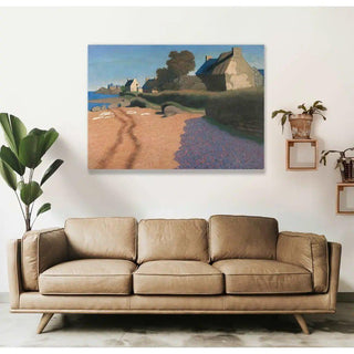 Paysage à Loguivy par Félix Vallotton | Reproduction Tableau Décoration murale affiche copie