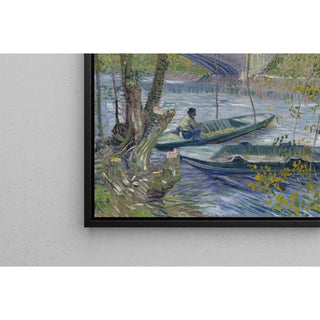 Pêche au printemps, Pont de Clichy Asnières - Vincent van Gogh | Reproduction Tableau Décoration murale affiche copie