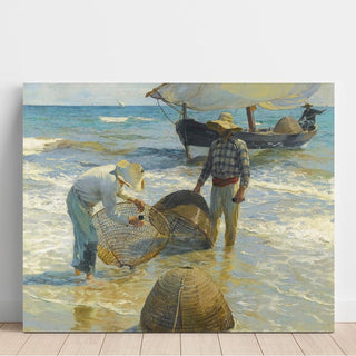 Pêcheurs valenciens - Joaquín Sorolla | Reproduction Tableau Décoration murale affiche copie