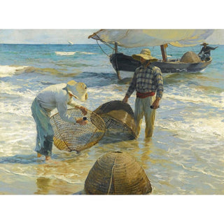 Pêcheurs valenciens - Joaquín Sorolla | Reproduction Tableau Décoration murale affiche copie