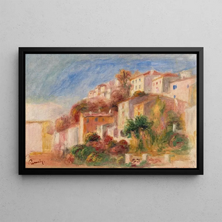 PierreAuguste Renoir - View from the Garden of the Post Office Cagnes Village vu du jardin de la poste Cagnes.webp