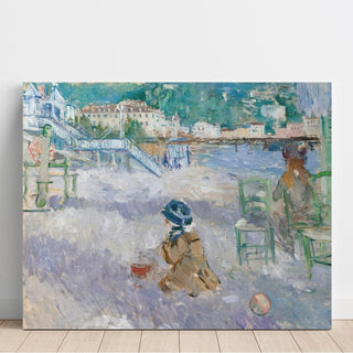 Plage de Nice de Berthe Morisot | Reproduction Tableau Décoration murale affiche copie
