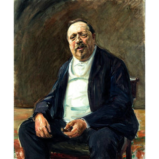 Portrait d'Alfred von Berger - Max Liebermann | Reproduction Tableau Décoration murale affiche copie