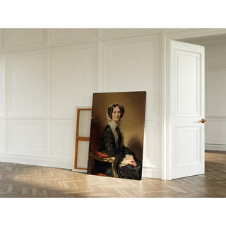 Portrait de Madame François-Marie Delessert - Franz Xaver Winterhalter | Reproduction Tableau Décoration murale affiche copie
