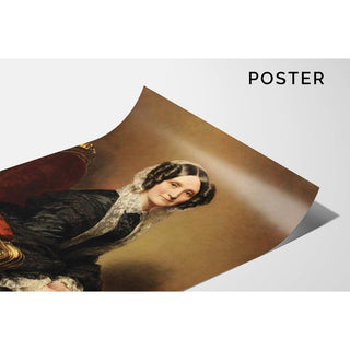 Portrait de Madame François-Marie Delessert - Franz Xaver Winterhalter | Reproduction Tableau Décoration murale affiche copie